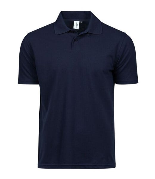 Tee Jays TJ1200 Navy plain polo shirt