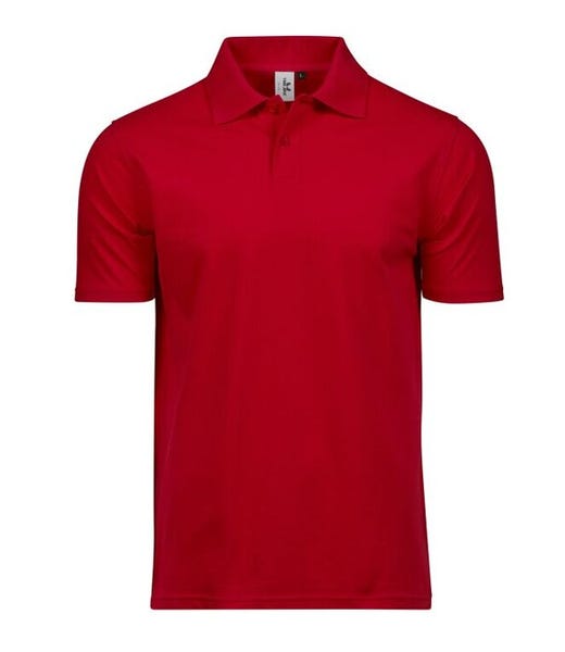 Tee Jays TJ1200 Red plain polo shirt