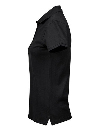 Tee Jays TJ1401 Ladies Heavy Polo - Black
