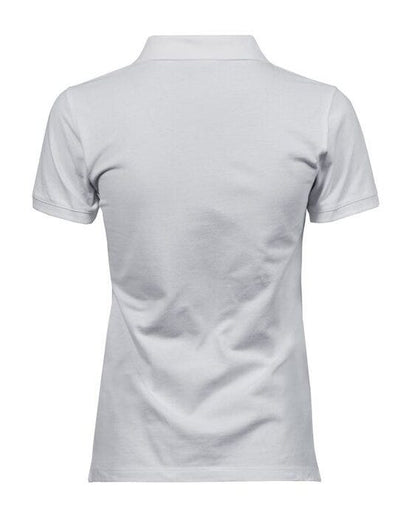 Tee Jays TJ1401 Ladies Heavy Polo - White