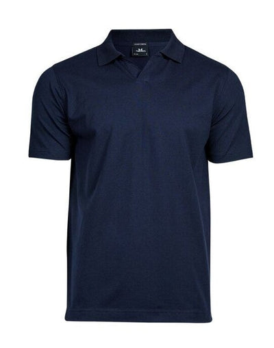 Tee Jays TJ1404 Men's Luxury Stretch VNeck Polo - Navy