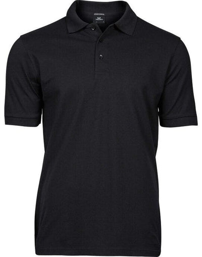 Tee Jays TJ1405 Mens Luxury Stretch Polo - Black