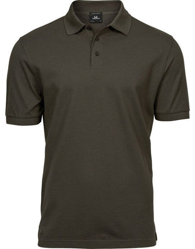 Tee Jays TJ1405 Mens Luxury Stretch Polo - Dark Olive