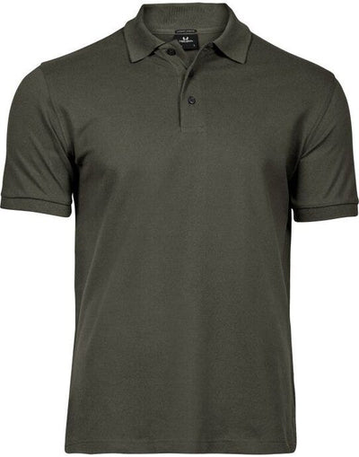 Tee Jays TJ1405 Mens Luxury Stretch Polo - Deep Green