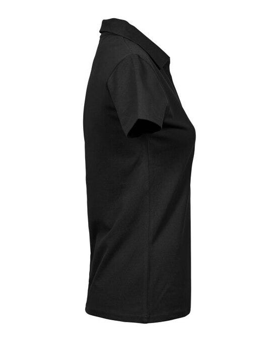 Tee Jays TJ1409 Womens Luxury Stretch V Polo - Black