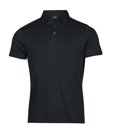 Tee Jays TJ1440 Mens Pima Cotton Polo - Black