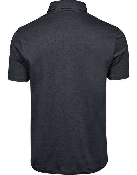 Tee Jays TJ1440 Mens Pima Cotton Polo - Dark Grey