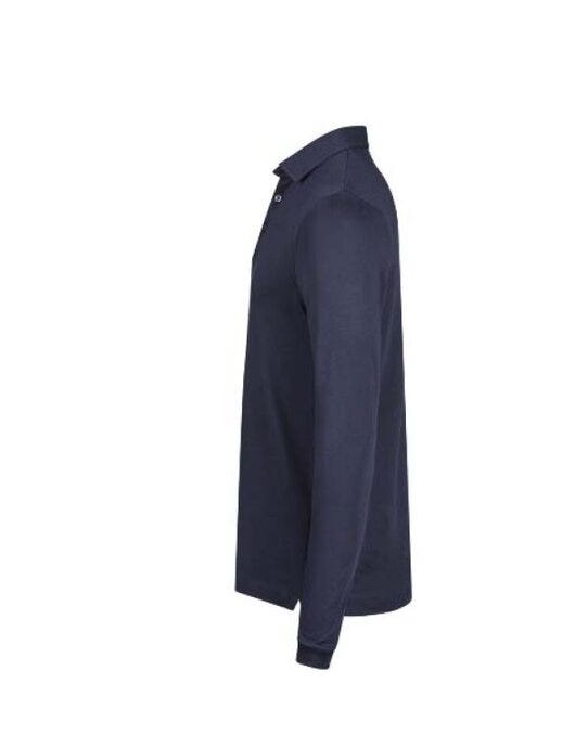 Tee Jays TJ1442 Pima Cotton Long Sleeve Polo - Navy