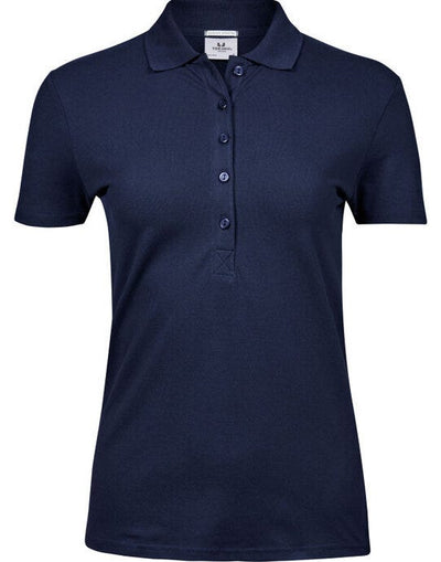 Tee Jays TJ145 Ladies Luxury Stretch Polo - Navy
