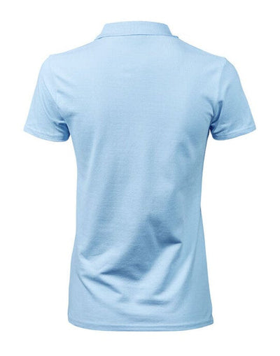 Tee Jays TJ145 Ladies Luxury Stretch Polo - Light Blue