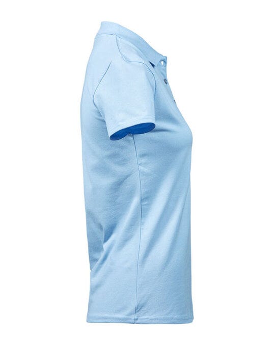 Tee Jays TJ145 Ladies Luxury Stretch Polo - Light Blue