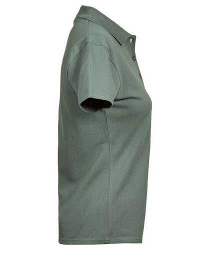 Tee Jays TJ145 Ladies Luxury Stretch Polo - Leaf Green