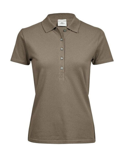 Tee Jays TJ145 Ladies Luxury Stretch Polo - Clay