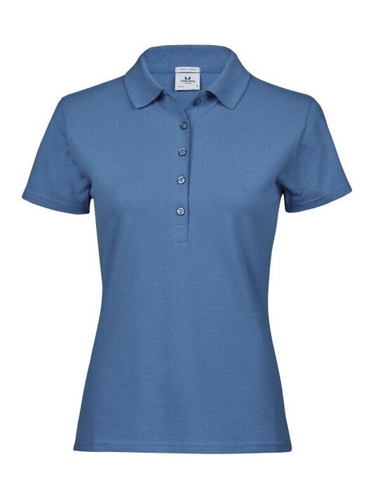 Tee Jays TJ145 Ladies Luxury Stretch Polo - Ocean Blue