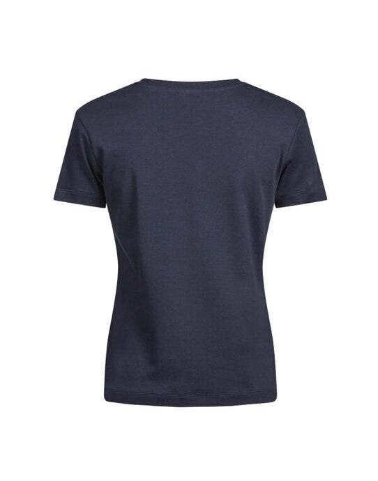 Tee Jays TJ1451 Ladies Pima Cotton Tee - Navy