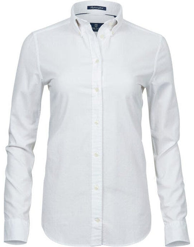 Tee Jays TJ4001 Ladies Perfect Oxford Shirt - White