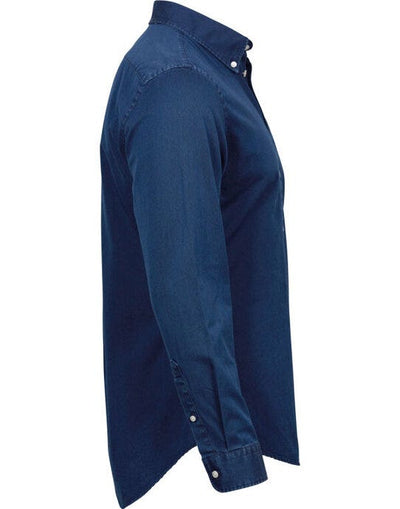 Tee Jays TJ4002 Mens Casual Twill Shirt - Indigo