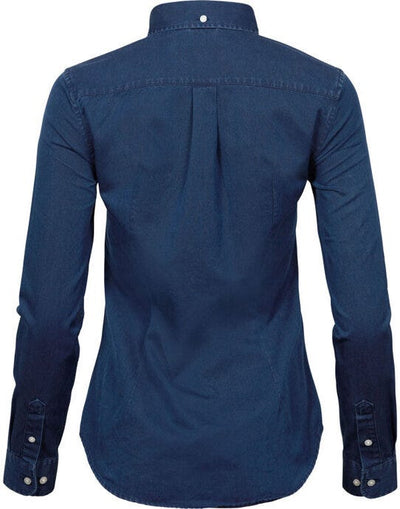 Tee Jays TJ4003 Ladies Casual Twill Shirt - Indigo