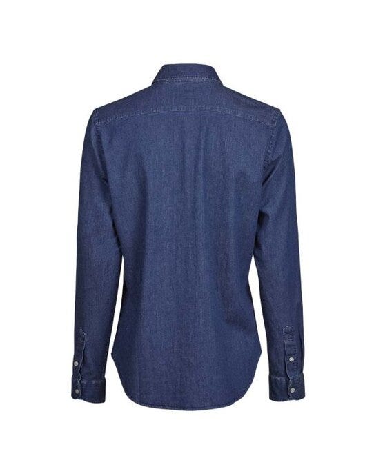 Tee Jays TJ4005 Ladies Denim Shirt - Blue Denim