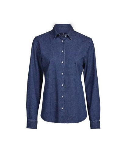 Tee Jays TJ4005 Ladies Denim Shirt - Blue Denim