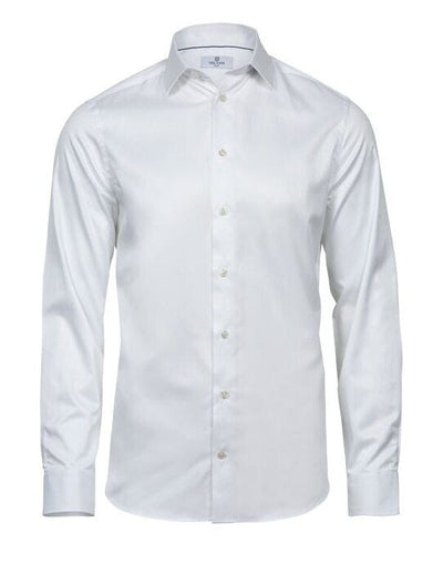 Tee Jays TJ4021 Mens Luxury Shirt Slim Fit - White