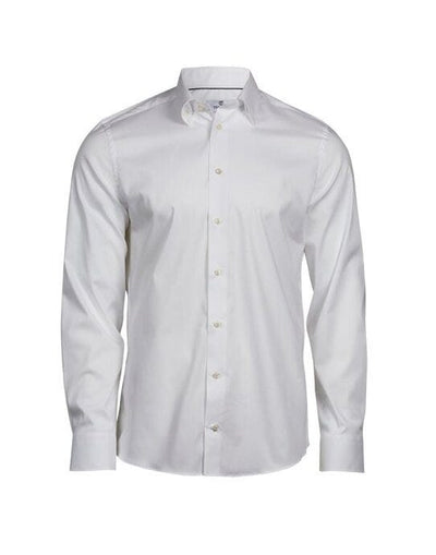 Tee Jays TJ4024 Men's Stretch Luxury Shirt - White