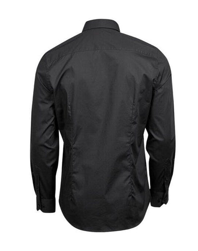 Tee Jays TJ4024 Men's Stretch Luxury Shirt - Black