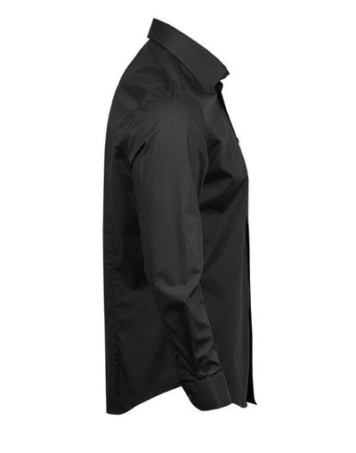 Tee Jays TJ4024 Men's Stretch Luxury Shirt - Black