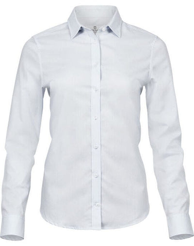 Tee Jays TJ4025 Ladies Stretch Luxury Shirt - White