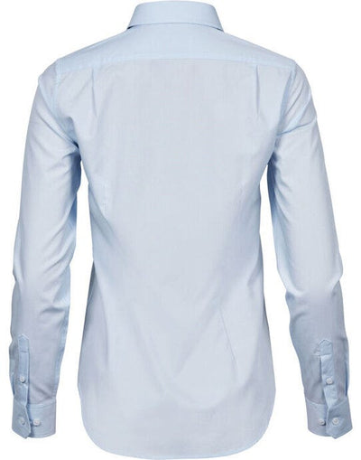 Tee Jays TJ4025 Ladies Stretch Luxury Shirt - Light Blue