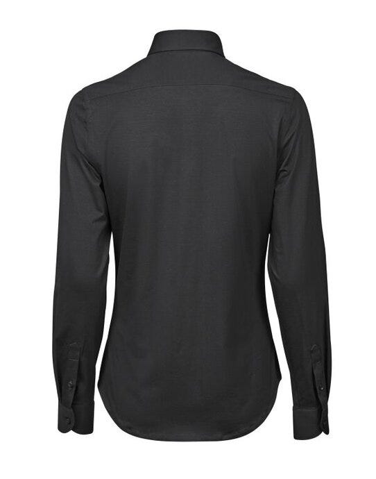 Tee Jays TJ4031 Women's Active Stretch Shirt - Black