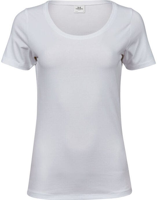 Tee Jays TJ450 Ladies Stretch Tee - White