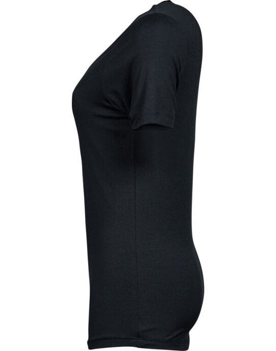 Tee Jays TJ450 Ladies Stretch Tee - Black