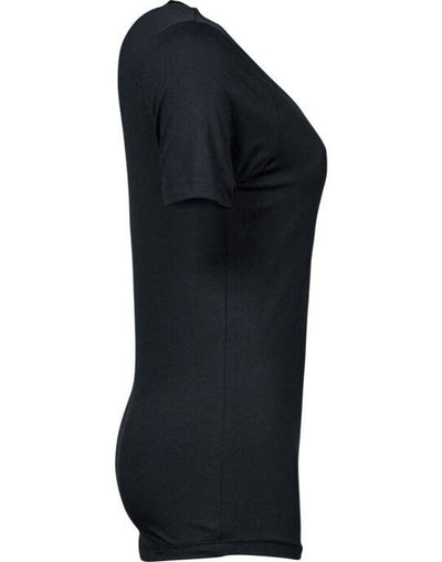 Tee Jays TJ450 Ladies Stretch Tee - Black