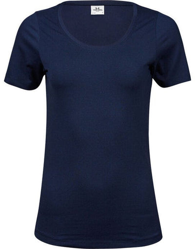 Tee Jays TJ450 Ladies Stretch Tee - Navy