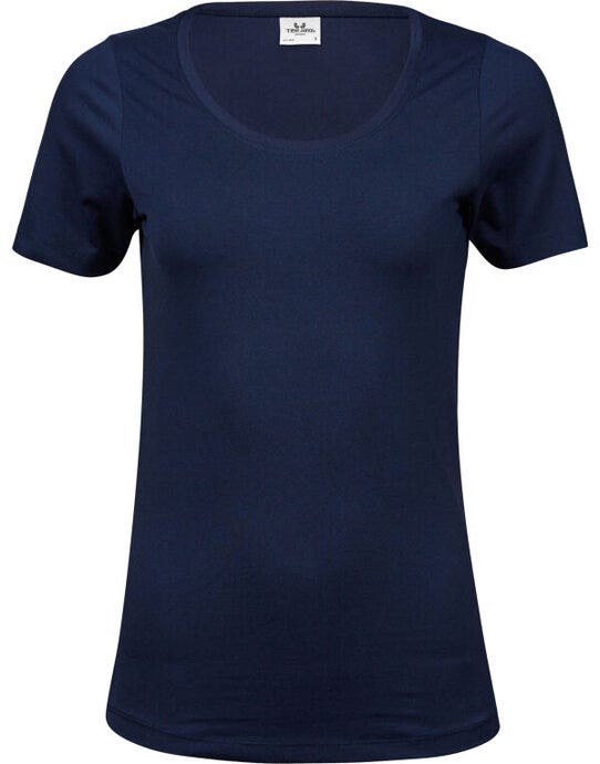 Tee Jays TJ450 Ladies Stretch Tee - Navy