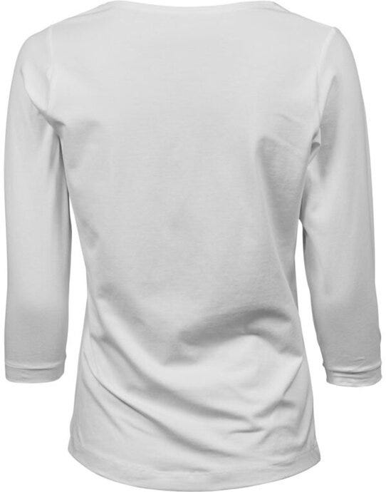 Tee Jays TJ460 Ladies 3/4 Sleeve Stretch Tee - White
