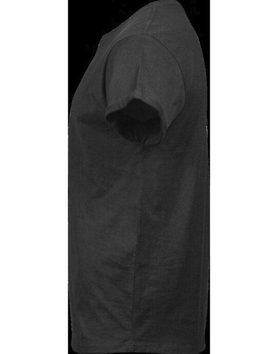Tee Jays TJ5062 Mens Roll Up Sleeve Tee - Black