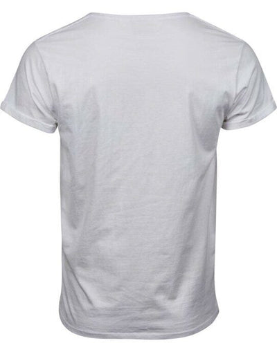 Tee Jays TJ5062 Mens Roll Up Sleeve Tee - White