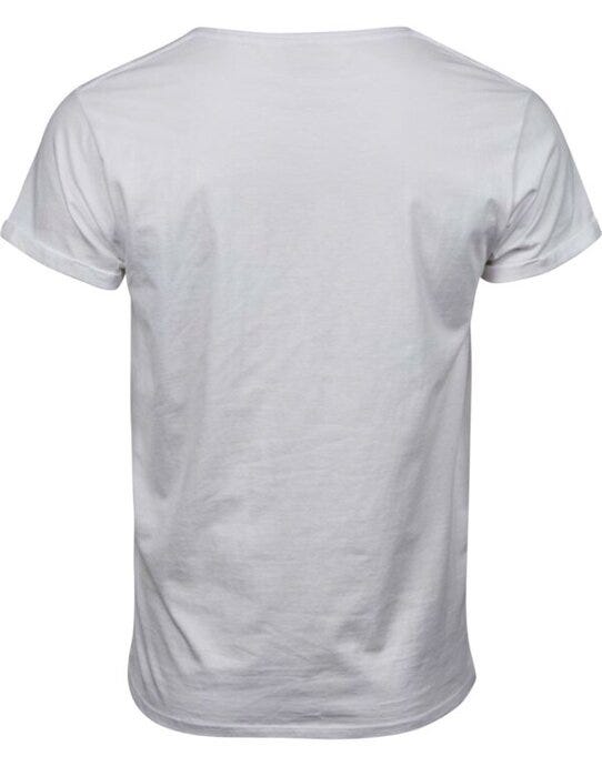 Tee Jays TJ5062 Mens Roll Up Sleeve Tee - White