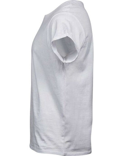 Tee Jays TJ5062 Mens Roll Up Sleeve Tee - White