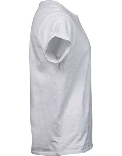 Tee Jays TJ5062 Mens Roll Up Sleeve Tee - White