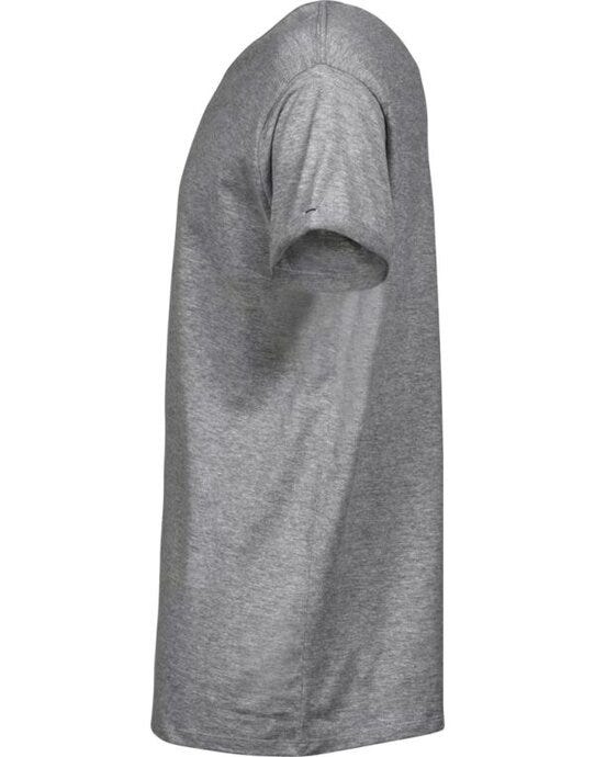 Tee Jays TJ5062 Mens Roll Up Sleeve Tee - Heather Grey