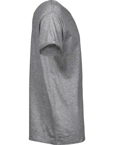 Tee Jays TJ5062 Mens Roll Up Sleeve Tee - Heather Grey