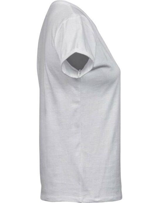 Tee Jays TJ5063 Ladies Roll Up Sleeve Tee - White