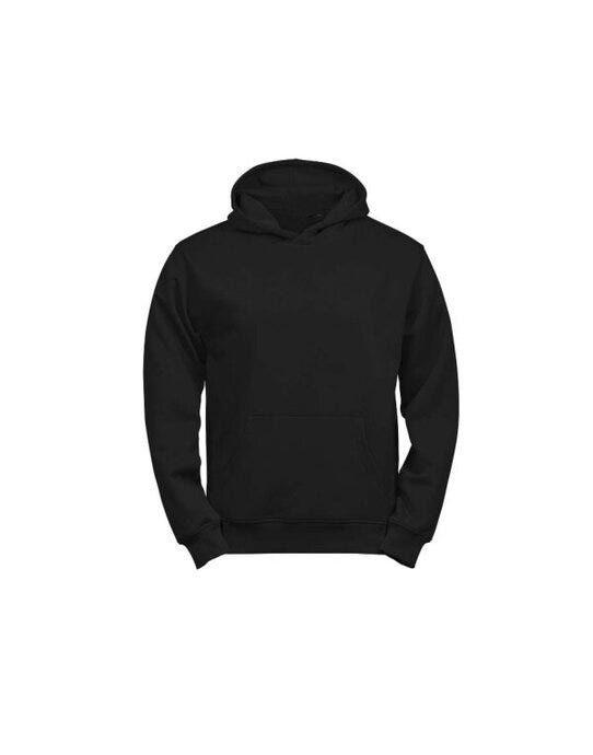 Tee Jays TJ5152B Jr Unlabeled Hooded Sweatshirt - Black