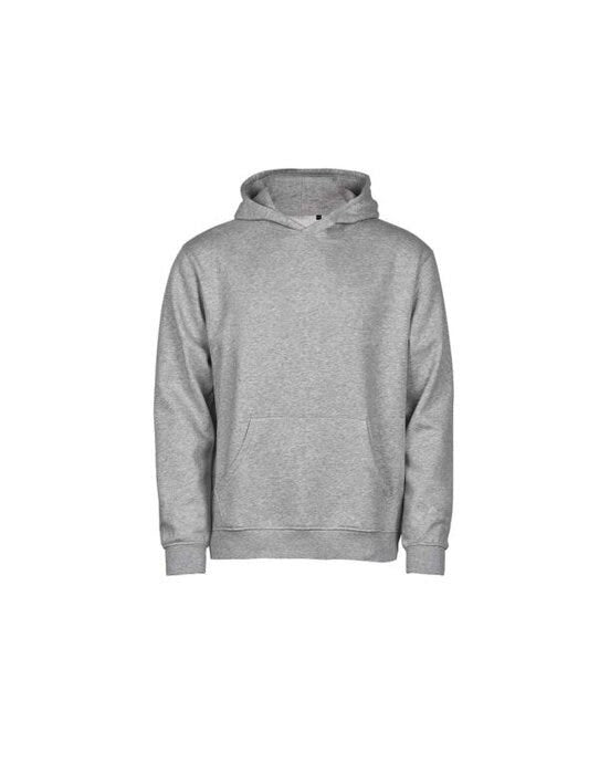 Tee Jays TJ5152B Jr Unlabeled Hooded Sweatshirt - Heather Grey