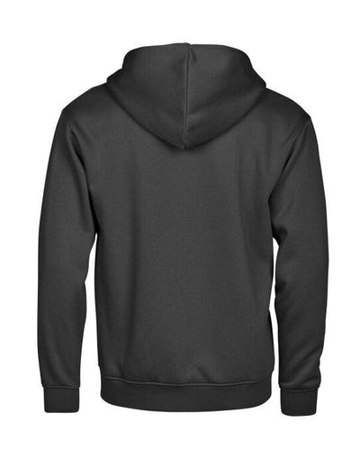 Tee Jays TJ5154 Unlabeled Hooded FZ Sweatshirt - Black