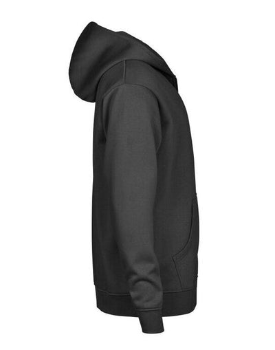 Tee Jays TJ5154 Unlabeled Hooded FZ Sweatshirt - Black