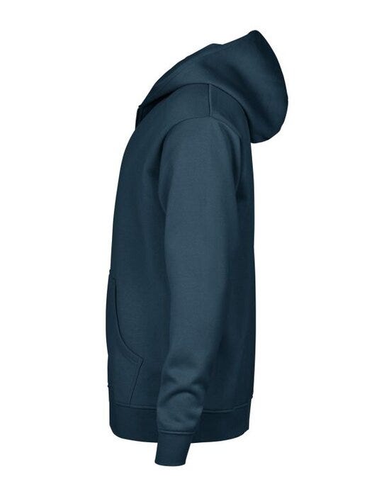 Tee Jays TJ5154 Unlabeled Hooded FZ Sweatshirt - Ink
